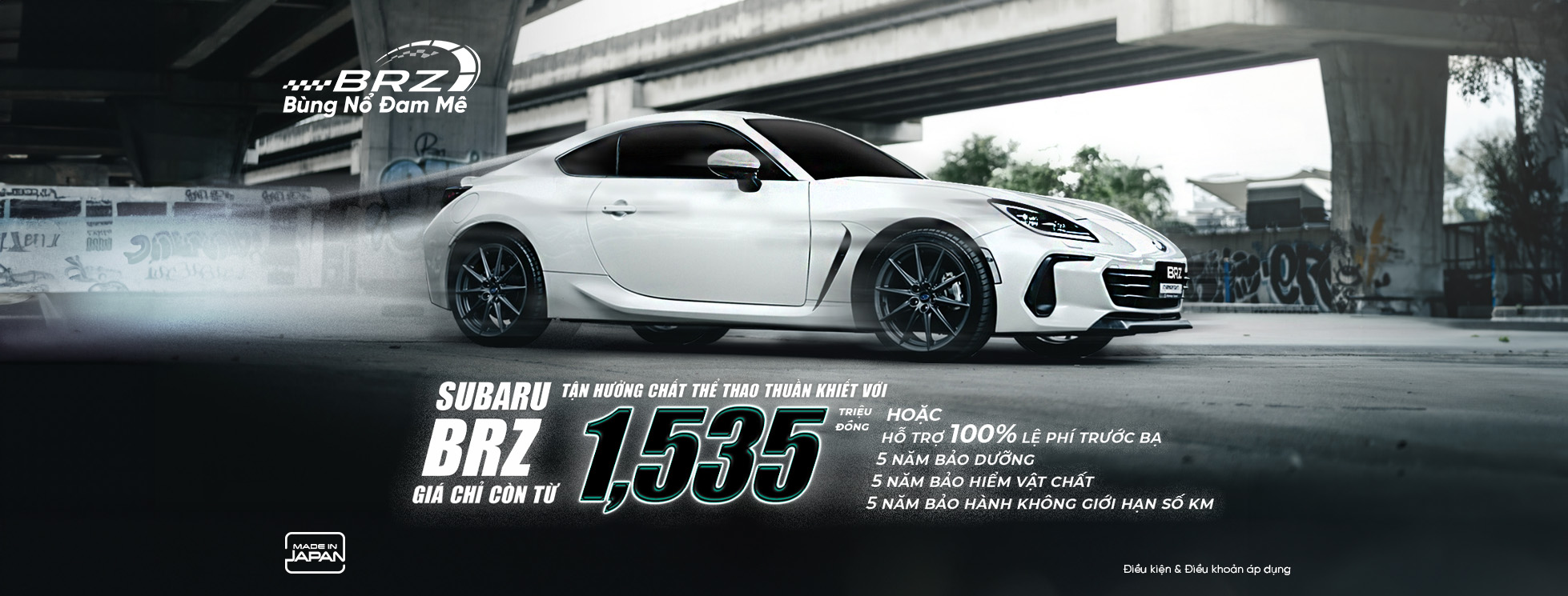 Subaru BRZ hỗ trợ 100% lệ phí trước bạ